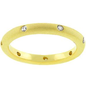 Matte Gold Wedding Band - Image 2