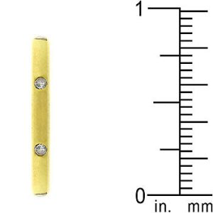 Matte Gold Wedding Band - Image 4