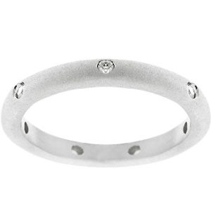 Matte Silver Wedding Band - Image 2