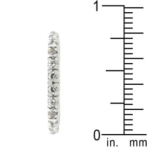 Clear Cubic Zirconia Eternity Ring - Image 4