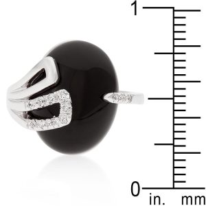 Black Onyx Egg Ring - Image 3