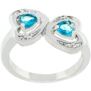 Mirrored Hearts Ring - Image 2