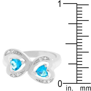 Mirrored Hearts Ring - Image 3