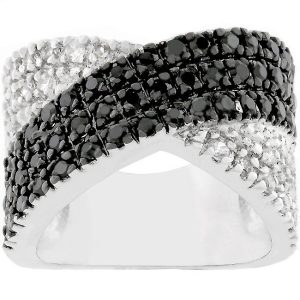 Cross Pattern Cocktail Ring - Image 3