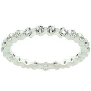 Silver Lace Eternity Band - Image 2