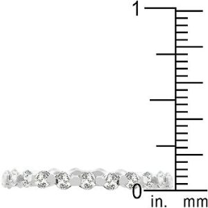 Silver Lace Eternity Band - Image 3