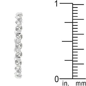 Silver Lace Eternity Band - Image 4