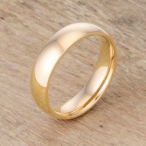 5 mm IPG Gold Stainless Steel Band - Image 2