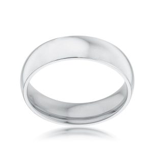 5 mm Stainless Wedding Band - Image 3