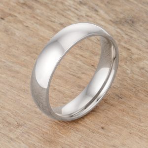 5 mm Stainless Wedding Band - Image 2