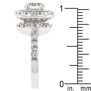 Rhodium Plated Majestic Ring - Image 4