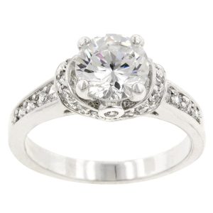 Rhodium Plated Regal Ring - Image 2