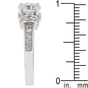 Rhodium Plated Regal Ring - Image 4