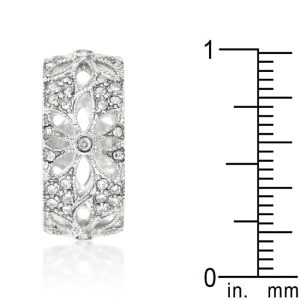 Crystal Floral Filigree Band - Image 4