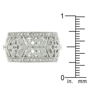 Filigree Crest Eternity Ring - Image 3