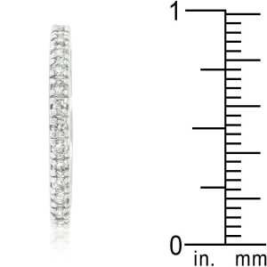 Delicate Cubic Zirconia Eternity Band - Image 4