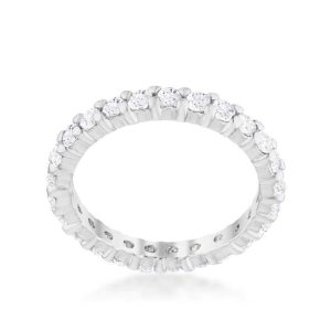 Cubic Zirconia Eternity Band - Image 2