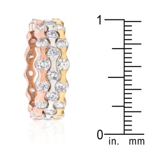 Tri-tone Stackable Rings - Image 4