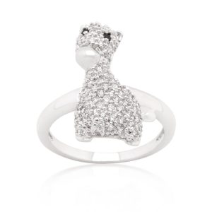 Cubic Zirconia Giraffe Ring - Image 2