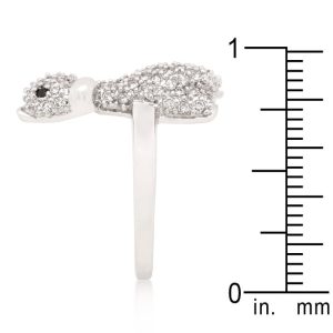 Cubic Zirconia Giraffe Ring - Image 4