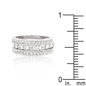 Simple Cubic Zirconia Ring Set - Image 3