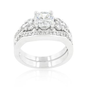 Triple Stone Engagement Set - Image 2