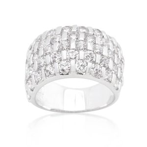 Channel Set Princess Cut Ring - Image 2