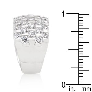 Channel Set Princess Cut Ring - Image 4