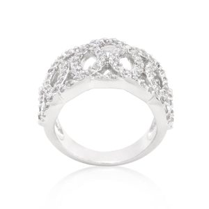 Cubic Zirconia Circular Ring - Image 2