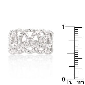 Cubic Zirconia Circular Ring - Image 3
