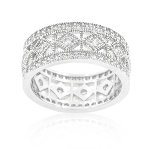 Simple Classic Cubic Zirconia Band - Image 2