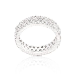 Pave Eternity Ring - Image 2
