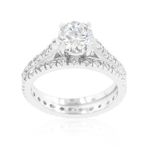 Glistening Engagement Ring Set - Image 2