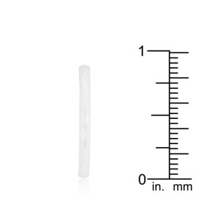 White Ceramic Band Ring - Image 3