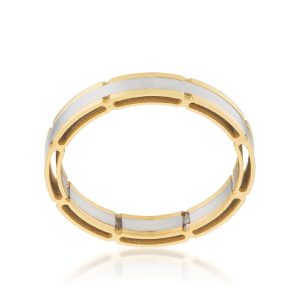 Two Tone Band Ring - Image 2
