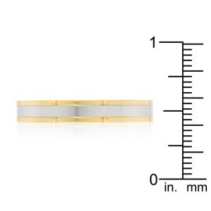 Two Tone Band Ring - Image 3