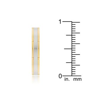 Two Tone Band Ring - Image 4
