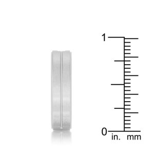 Band Ring with Cubic Zirconia Cross Design - Image 4