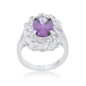 Amethyst Oval Classic Ring - Image 2