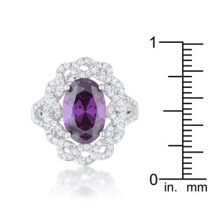 Amethyst Oval Classic Ring - Image 3