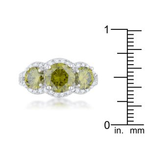 Olive Classic Trio Ring - Image 3