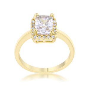 Mariane 2ct CZ 14k Gold Classic Ring - Image 2