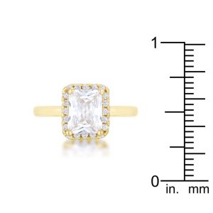 Mariane 2ct CZ 14k Gold Classic Ring - Image 3