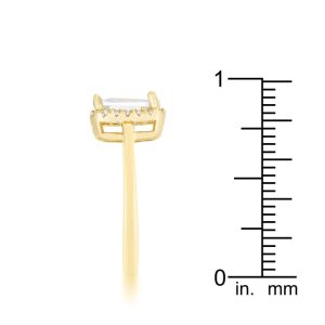 Mariane 2ct CZ 14k Gold Classic Ring - Image 4