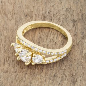 Geneviere 1.45ct CZ 14k Gold Classic Ring - Image 5