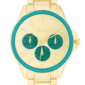 Chrono Gold Metal Watch - Image 2
